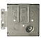 Raco Electrical Box, 42 cu in, Square Box Type, 2 Gangs, Galvanized Steel, Square Shape 257H - alternate 2