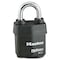 Master Lock Padlock, Keyed Different, Standard Shackle, Rectangular Steel Body, Boron Shackle, 7/8 in W 6121 - alternate 7