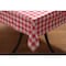 Carlisle Foodservice Tablecloth Check, 52"x52", Red 51515252SM001 - alternate 1