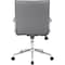 Boss B9533C Task Chair, Gray Back, 23 in W 26" L 38-1/2" H, Fixed, Vinyl Seat B9533C-GY - alternate 6