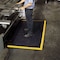 Notrax Antifatigue Mat, 64 in L x 38 in W, 7/8 in Thickness, Rubber, Drainage Holes, Black 549S3864YB - alternate 8