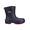 Tingley Men's Flite Mid Rubber Boots, Steel Toe, 10 in Height, Navy Blue/Red, M12 26226 - alternate 1