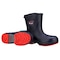 Tingley Men's Flite Mid Rubber Boots, Steel Toe, 10 in Height, Navy Blue/Red, M12 26226 - alternate 2