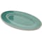 Carlisle Foodservice Melamine Oval Plate, 12"x8", Aqua, PK12 6402015 - alternate 1