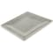 Carlisle Foodservice Melamine Sq. Salad Plate, 8.5", Smk, PK12 6402318 - alternate 1