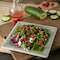Carlisle Foodservice Melamine Sq. Salad Plate, 8.5", Smk, PK12 6402318 - alternate 2
