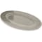 Carlisle Foodservice Melamine Oval Plate, 12"x8", Smoke, PK12 6402018 - alternate 1