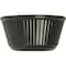 Carlisle Foodservice Melamine Fluted Bowl Ramekin, 4 oz, Black S29103 - alternate 2