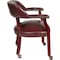 Office Star Collection: Traditional Traditional Guest Chair, Ox Blood Seat, Ox Blood Back, 24 1/2" W 23-1/2" L TV231-JT4 - alternate 2