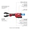 Milwaukee Tool M18 FORCE LOGIC 6T Utility Crimper Kit with D3 Grooves and Fixed BG Die 2678-22BG - alternate 9