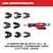 Milwaukee Tool M18 FORCE LOGIC 6T Utility Crimper Kit w/D3 Grooves "Snub Nose" 2678-22 - alternate 6