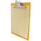Zoro Select 8-1/2" x 11" Clipboard 1", Yellow 21605 - alternate 2