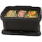 Carlisle Foodservice Slide N Seal Top Loader, 6", Blk XT160003 - alternate 4