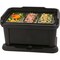 Carlisle Foodservice Slide N Seal Top Loader, 8", Blk XT180003 - alternate 4