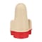3M Twist-On Wire Connector, 8 AWG Max, Red, Tan, Polypropylene, Thermoplastic Elastomer Insulation T/R+, Super Tan - alternate 8