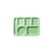Carlisle Foodservice Left-Hand, 6-Compartment Tray, Green, PK24 61409 - alternate 4
