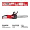 Milwaukee Tool 14 L Cordless M18 FUEL 14 in. Chainsaw (Tool Only), 2.8 hp, 18, 12.0 Ah, Bare Tool 2727-20C - alternate 7
