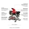 Milwaukee Tool M18 FUEL 7-1/4" Dual Bevel Sliding Compound Miter Saw Kit 2733-21 - alternate 2