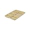 Carlisle Foodservice Right-Hand Compartment Tray, Tan, PK24 614R25 - alternate 1