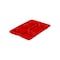 Carlisle Foodservice Right-Hand 6-Comp Tray, 14"x10", Red, PK24 P614R05 - alternate 1