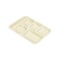Carlisle Foodservice Left-Hand, 6-Compartment Tray, Tan, PK24 P61425 - alternate 1