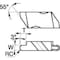 Widia Grooving/Parting Insert, NR, Carbide NR4M250L - alternate 2