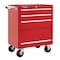 Kennedy Rolling Tool Cabinet, 3 Drawer, Red, 27 in W x 18 in D x 35 in H 273XR - alternate 3