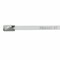 Panduit Cable Tie, 18-1/2 in L, 4 in Max Bundle Dia., Silver, 304 Stainless steel, 225 lb Strength, 50 PK MRT4LH-L4 - alternate 2