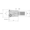Widia Indexable Profiling End Mill, M370 Series, High Speed Steel, 1.25mm Depth of Cut M370D032Z04M16WO08 - alternate 2