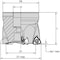 Widia Indexable Profiling End Mill, M370 Series, High Speed Steel, 1.25mm Depth of Cut M370D063Z06WO08 - alternate 2