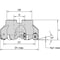 Widia Indexable Profiling End Mill, M1200 Series, High Speed Steel, 1.70mm Depth of Cut M1200HF050Z05HN07 - alternate 1