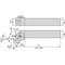 Widia Indexable Toolholder, DCRN,  DCRNR164DKC3 - alternate 2