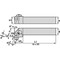 Widia Indexable Toolholder, DCRN,  DCRNR2525M12KC04 - alternate 2
