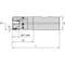 Widia Indexable Square Shoulder End Mill, VSM490-15 Series, 1.5000" Max Cut Dia, High Speed Steel 5710592 - alternate 2