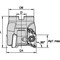 Widia Indexable Profiling End Mill, VHSC Series, High Speed Steel, 16.00mm Depth of Cut VHSC050Z04S22XD16 - alternate 2