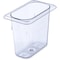 Carlisle Foodservice Food Pan PC, 6", DP, 1/9, Clr, PK6 3068807 - alternate 1