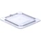 Carlisle Foodservice Univ Flat Lid, 1/6 Sz Food Pan PC, Clr, PK6 10316U07 - alternate 1