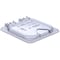 Carlisle Foodservice Hinged Univ Lid w/Hndl/Notch, 1/6 Sz, PK6 10319Z07 - alternate 1