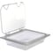 Carlisle Foodservice Hinged Univ Lid w/Hndl/Notch, 1/2 Sz, PK6 10239Z07 - alternate 2