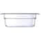 Carlisle Foodservice Food Pan PC, 2.5", DP, 1/6, Clr, PK6 3068307 - alternate 4