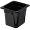 Carlisle Foodservice Food Pan PC, 6", DP, 1/6, Blk, PK6 3068503 - alternate 1