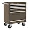 Kennedy K1800 Series Rolling Tool Cabinet, 5 Drawer, Brown, Steel, 27 in W x 18 in D x 35 in H 275XB - alternate 2