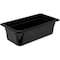 Carlisle Foodservice Food Pan HH, 4", DP, 1/3, Blk, PK6 3086103 - alternate 1