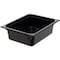 Carlisle Foodservice Half Food Pan PC, 4" D, Black, PK6 10221B03 - alternate 1