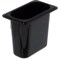 Carlisle Foodservice Food Pan HH, 6", DP, 1/9, Blk, PK6 3088803 - alternate 2
