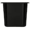 Carlisle Foodservice Food Pan PC, 6", DP, 1/9, Blk, PK6 3068803 - alternate 3