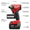 Milwaukee Tool M18 FUEL SURGE 1/4" Hex Hydraulic Driver Kit 2760-22 - alternate 3