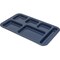 Carlisle Foodservice Rt Hand 6-Comp Melamine Tray, Dk Blu, PK12 4398250 - alternate 4