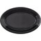 Carlisle Foodservice Mlmn Ovl Platter Tray, 9.25x6.25, Blk, PK24 4356303 - alternate 3