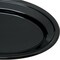 Carlisle Foodservice Mlmn Ovl Platter Tray, 9.25x6.25, Blk, PK24 4356303 - alternate 2